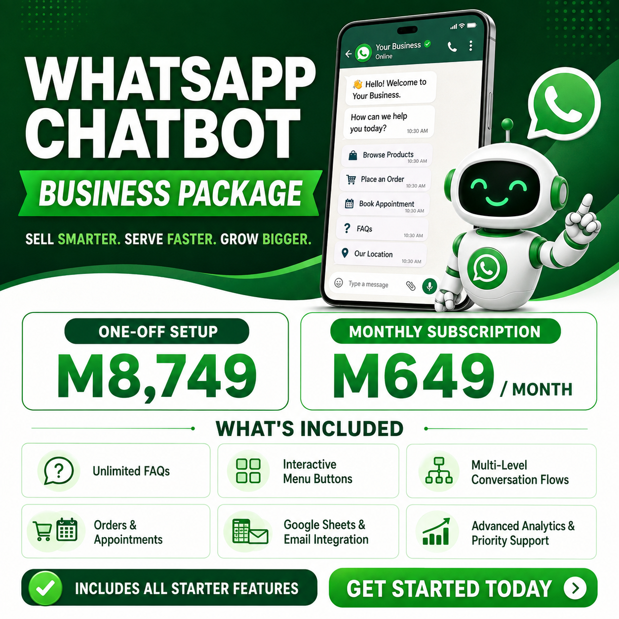 WhatsApp Chatbot — Business Package