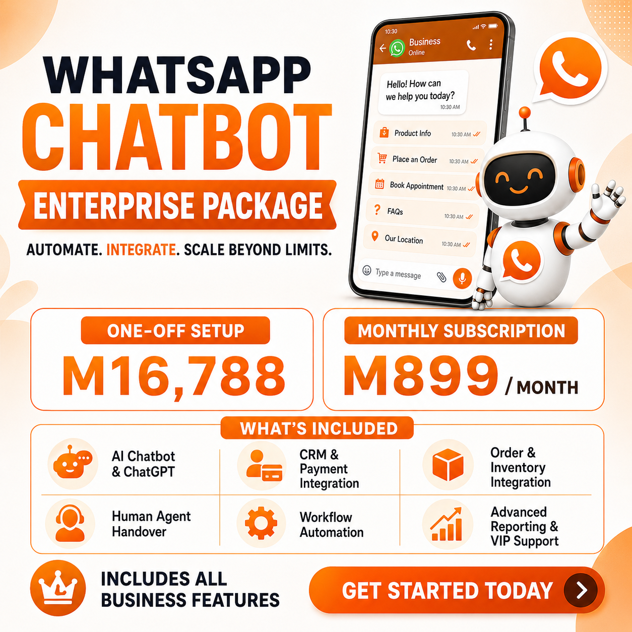 WhatsApp Chatbot — Enterprise Package
