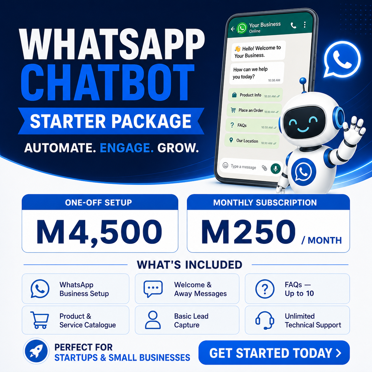 WhatsApp Chatbot — Starter Package